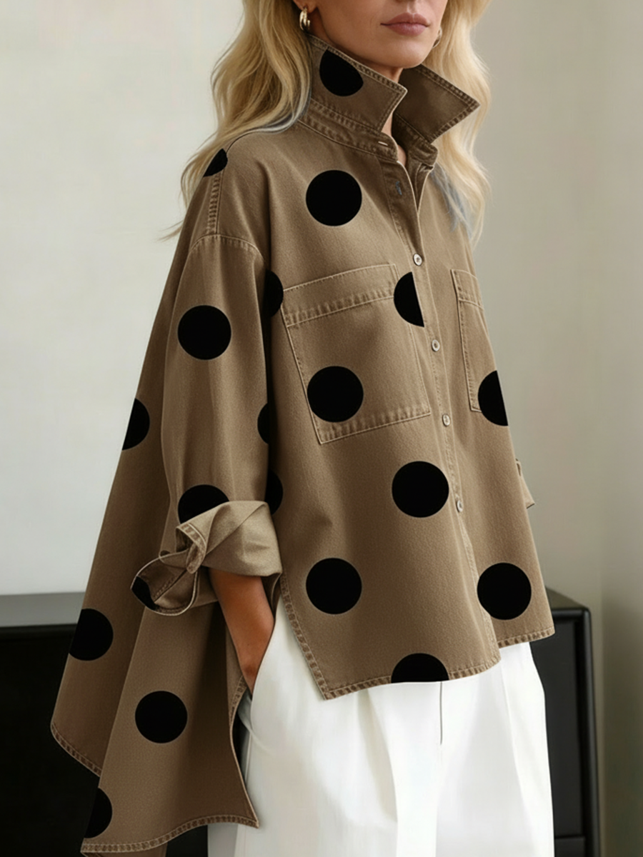 Elena Sofía | Sobrecamisa de Lunares