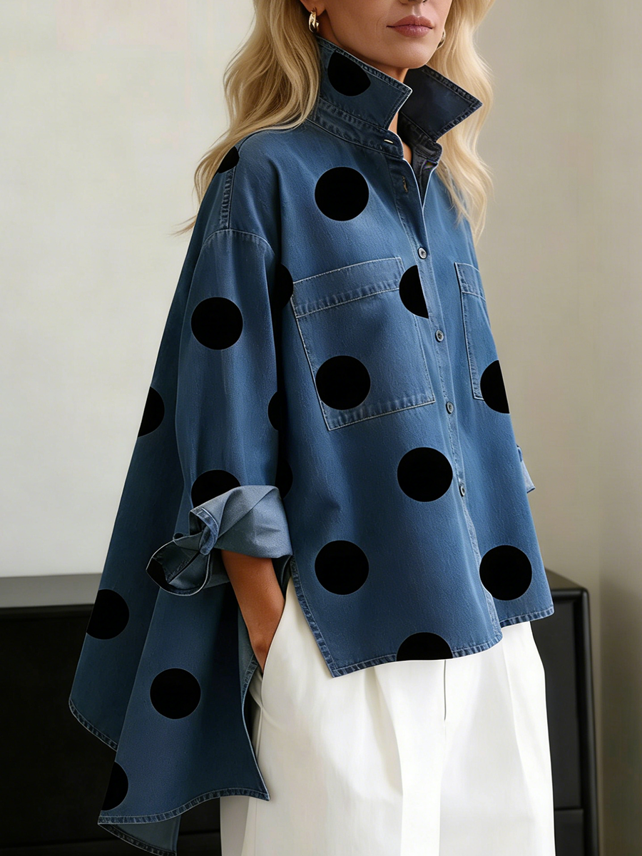 Elena Sofía | Sobrecamisa de Lunares