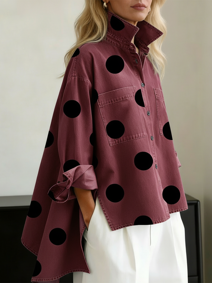 Elena Sofía | Sobrecamisa de Lunares