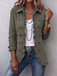 Silvia | Chaqueta con Volantes y Botones