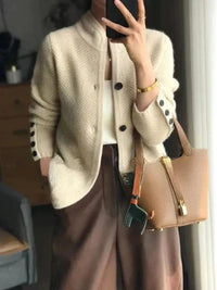 Paloma | Chaqueta de Punto de Lana con Botones