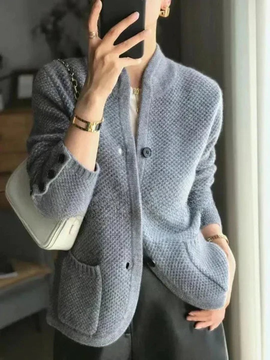 Paloma | Chaqueta de Punto de Lana con Botones